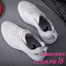 Butterfly蝴蝶乒乓球鞋LEZOLINE-16 L-16室外休閑鞋白色男款女款運動休閑鞋